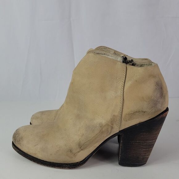 Freebird By Steven Detroit Cream Women's Booties - Picture 7 of 16